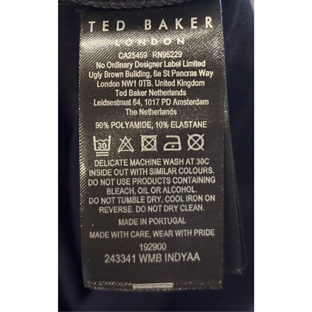Ted Baker Draped T in Black NWT Size 5/US XL - Picture 6 of 6